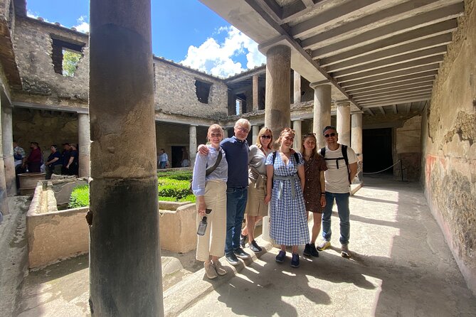 2 Hours Pompeii Group Tour with Archaeologist Guide and Skip the Line - Teatro Grande and Casa del Menandro: Big Stage Drama Meets Fresco-Filled Luxury