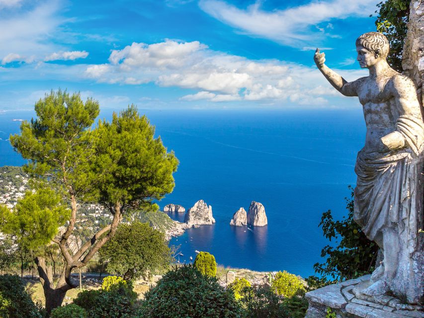 From Pompei: Capri shared tour - The 55-minute sea crossing: panoramic views and motion reality