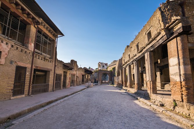 Pompeii and Herculaneum small group tour - skip the line - Baths, luxury, and household variety at Herculaneum