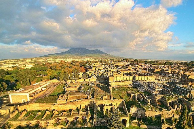 Pompeii Archaeological Area Entrance Ticket - Piazza Esedra Route: Forum Life, Baths, and Neighborhood Trade