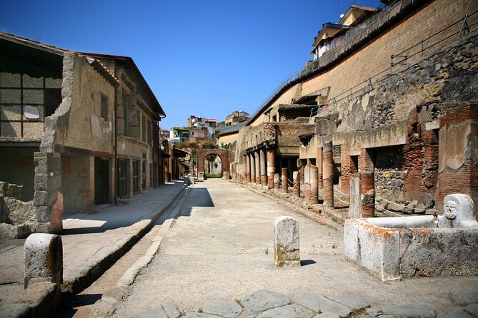 Pompeii & Herculaneum Family Adventure | Guide+Transport+Tickets - Exercise Courtyard and the Emperor-Cult Hall: Civic Life, Not Just Homes