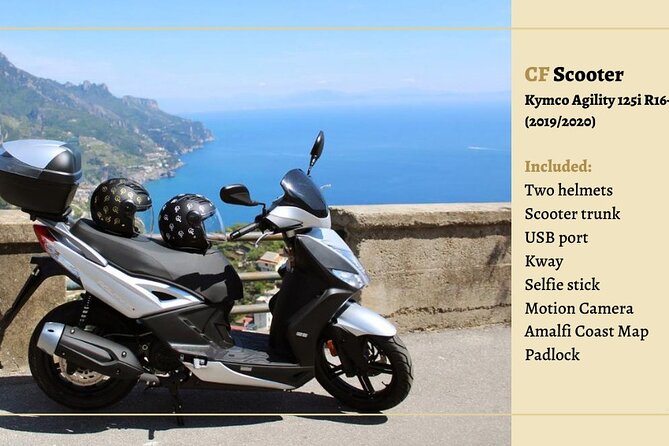 Scooter rental on the Amalfi Coast - Ravello Pickup: Start From Via Giovanni Boccaccio at 10:00am