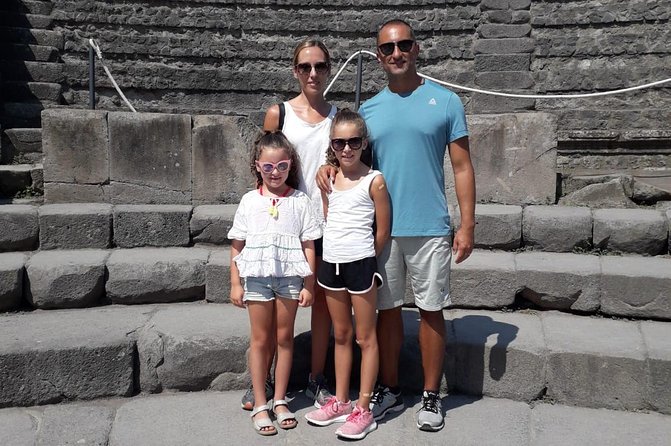 Tour of Pompeii for families with Transfer from Naples & Sorrento - Price and value: what $214.49 per person includes